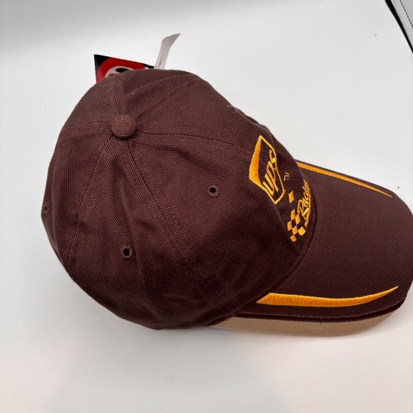 UPS Checkered Logo Dale Jarrett #88 NASCAR Brown/Gold Racing Collectible Hat - Picture 6 of 16